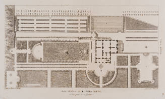 Plan Général de la Villa Mattei et d’une partie ses Jardins, from Choix des plus célèbres maisons de plaisance de Rome…