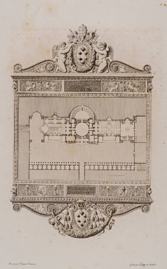 Villa Madama, from Choix des plus célèbres maisons de plaisance de Rome…