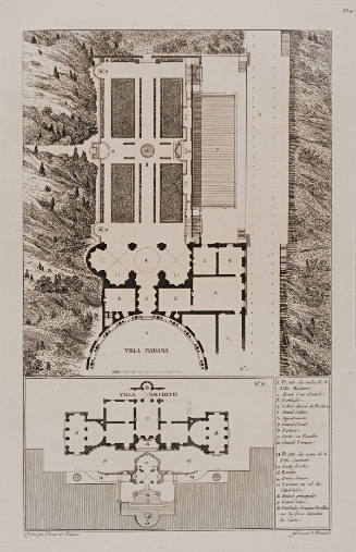 Villa Madama and Villa Sacchetti, from Choix des plus célèbres maisons de plaisance de Rome…