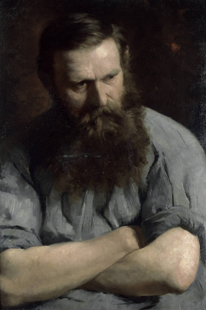 Half-length Portrait of a Bearded Man with Arms Folded