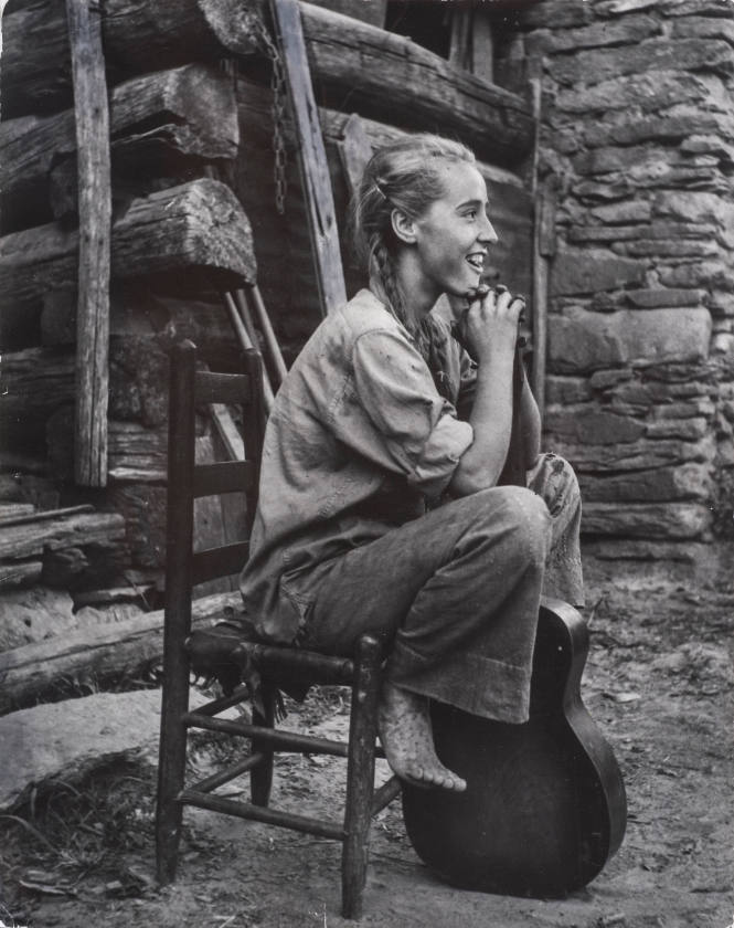 Lake Music Festival - Lottie Mae McGaha, 13, of Three Mile Knob likes modern hillbilly songs