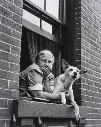 Pair in a Window, New York City, from Mostly People, p. 32, c. 1950