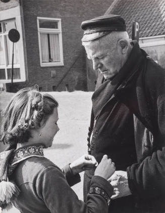 Money for his Granddaughter, Volendam, Holland