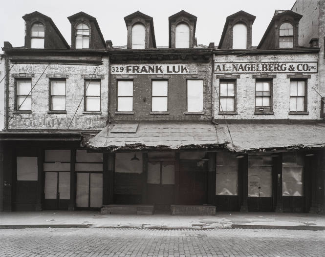 327, 329, 331 Washington Street, between Hay and Harrison Streets, from The Destruction of Lower Manhattan, 1966-67