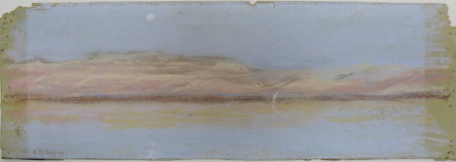 Nile Sketch: Moonrise on the Nile