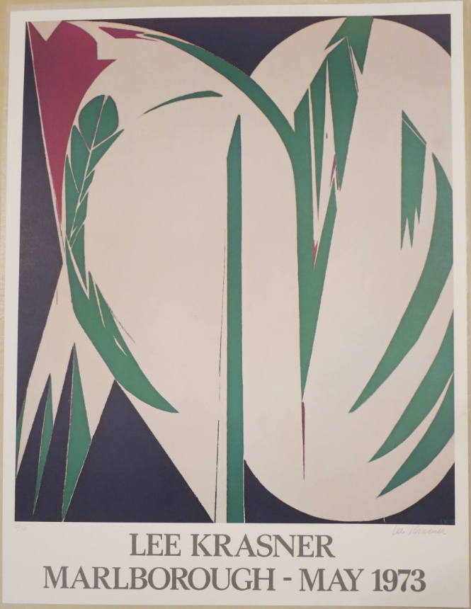 Lee Krasner Exhibition Poster: Marlborough, May 1973