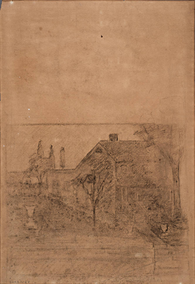 Untitled [House with Trees]