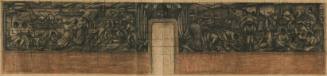 Scale Drawing for Mural, "Landscape and Economy of Michoacan," Universidad San Nicolas Hidalgo, Morelia, Mexico
