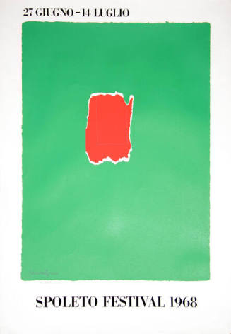 "Spoleto Festival 1968" poster