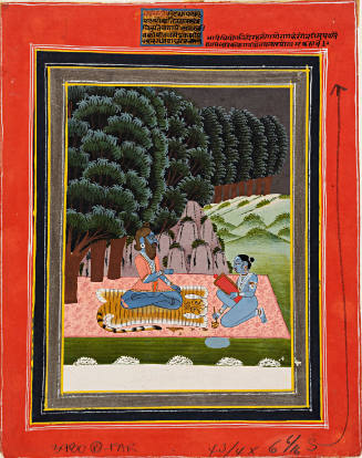 Batamala Ragini, Devotee Writing the Teachings of Yogi