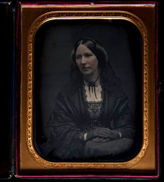 Woman in Mourning Attire