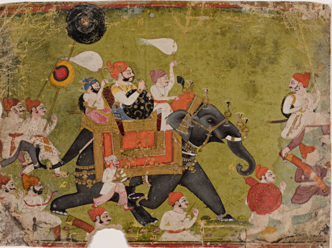 Maharajah of Kotah Going Hunting