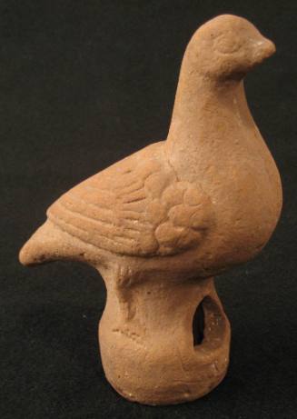 Partridge surmounting lamp