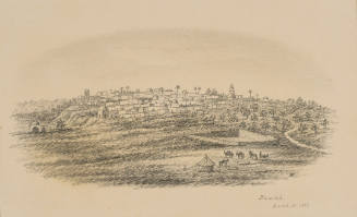 Ramleh, from the Sketches in Camp and on Horseback through Palestine tourbook
