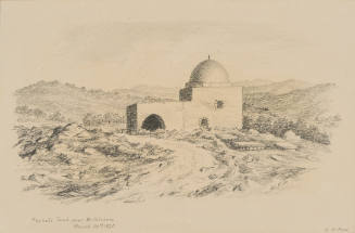 Rachel's Tomb, near Bethlehem, from the Sketches in Camp and on Horseback through Palestine tourbook