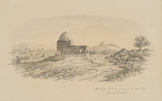 Rachel's Tomb and Convent Mar Elias, from the Sketches in Camp and on Horseback through Palestine tourbook