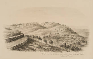 First View of Bethlehem Approaching from Solomon Pools, from the Sketches in Camp and on Horseback through Palestine tourbook