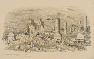 Rabbath Ammon (Philadelphia), from the Sketches in Camp and on Horseback through Palestine tourbook