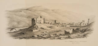 Ruins of Rabbath Ammon, from the Sketches in Camp and on Horseback through Palestine tourbook