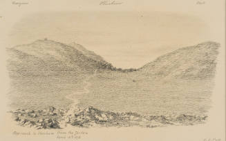 Approach to Schechem from the Jordan, from the Sketches in Camp and on Horseback through Palestine tourbook