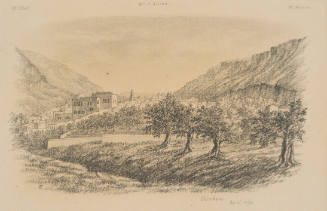 Shechem, from the Sketches in Camp and on Horseback through Palestine tourbook