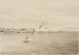 Rhodes, from the Sketches in Camp and on Horseback through Palestine tourbook