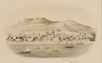 Smyrna, from the Sketches in Camp and on Horseback through Palestine tourbook