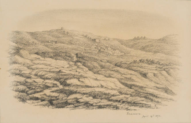 Nazareth, from the Sketches in Camp and on Horseback through Palestine tourbook