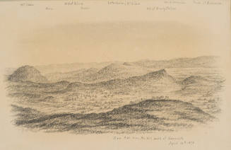 View South West from the Hill back of Nazareth, from the Sketches in Camp and on Horseback through Palestine tourbook