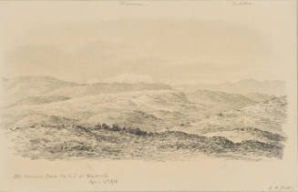 Mount Hermon from the Hill at Nazareth, from the Sketches in Camp and on Horseback through Palestine tourbook
