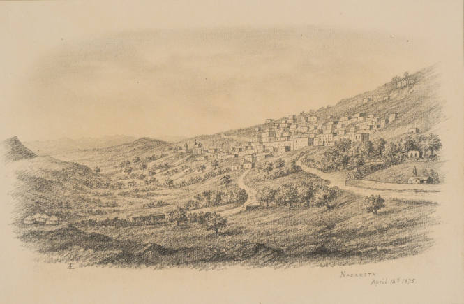 Nazareth, from the Sketches in Camp and on Horseback through Palestine tourbook