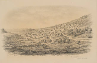 Nazareth, from the Sketches in Camp and on Horseback through Palestine tourbook