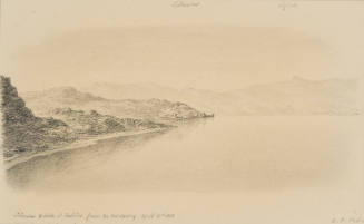 Tiberias and Lake of Galilee from the Hot Spring, from the Sketches in Camp and on Horseback through Palestine tourbook