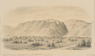 Plain of Gennesaret Fortified Caverns and Mountain of Beatitudes, from the Sketches in Camp and on Horseback through Palestine tourbook