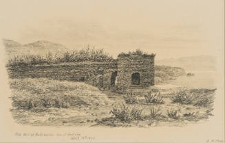 Old Mill at Bethsaida, Sea of Galilee, from the Sketches in Camp and on Horseback through Palestine tourbook