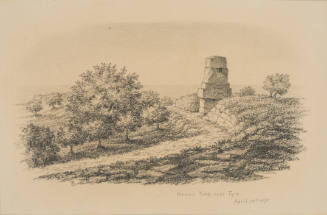 Hirims Tomb near Tyre, from the Sketches in Camp and on Horseback through Palestine tourbook