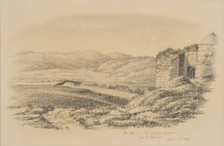 Bridge over the Leontes between Tyre and Sarepta, from the Sketches in Camp and on Horseback through Palestine tourbook