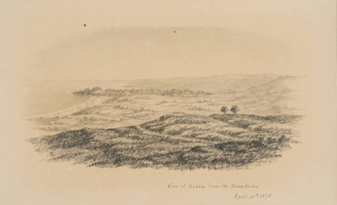 View of Sidon from the Mountains