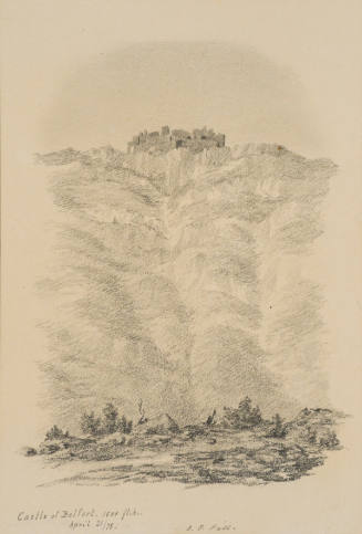 Castle near Belfort, from the Sketches in Camp and on Horseback through Palestine tourbook