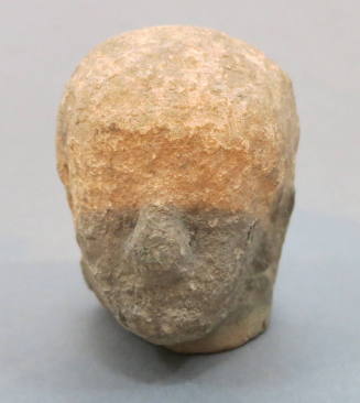 Archaic bust of draped woman