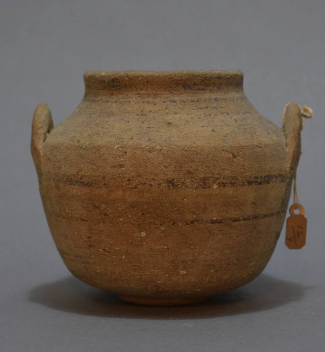 Bowl with two vertical handles