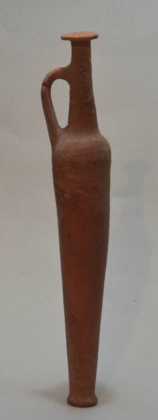 Cypriot spindle flask of wheelmade red lustrous ware