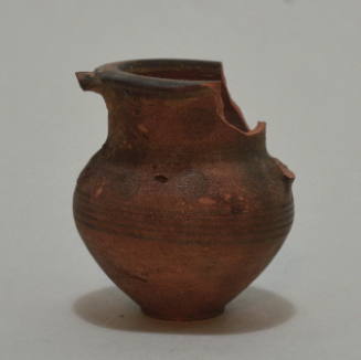 Cypriot black-on-redware miniature amphora