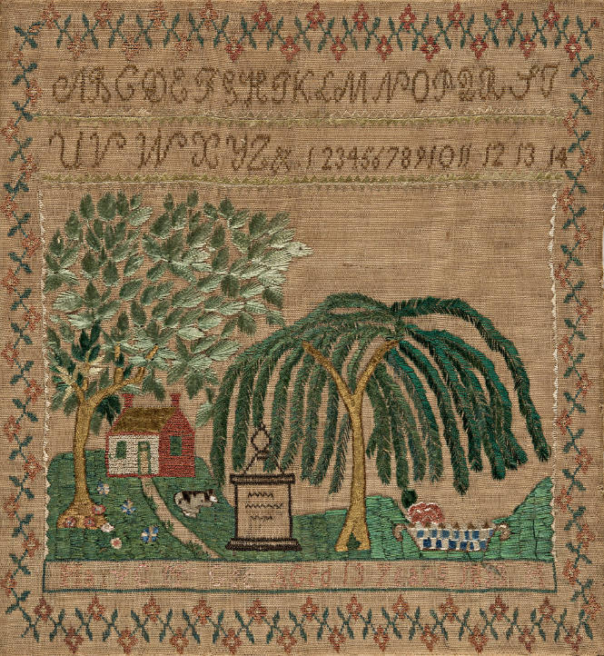 Sampler: Pictorial Needlework