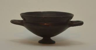 Etruscan bucchero kylix