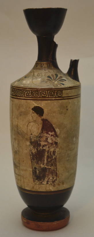 White ground funerary lekythos