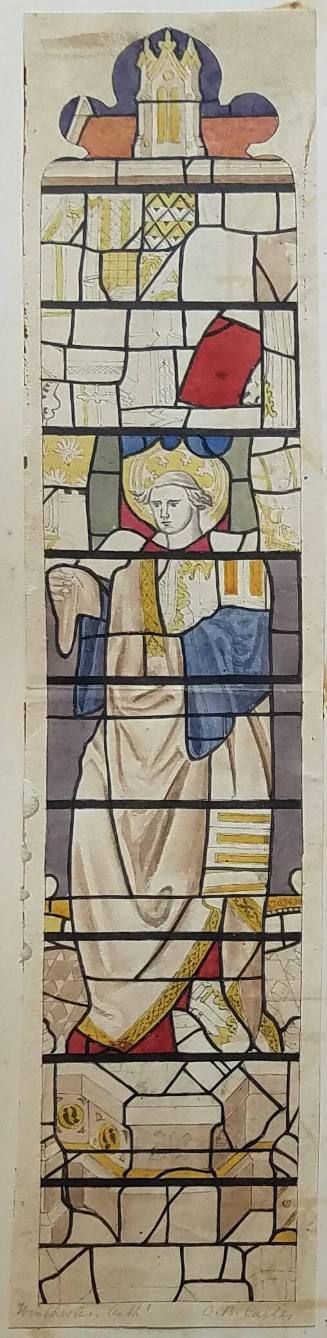 Saint, Stained Glass, Winchester Cathedral