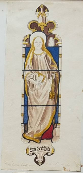 St. Sitha, stained glass, Winchester Cathedral
