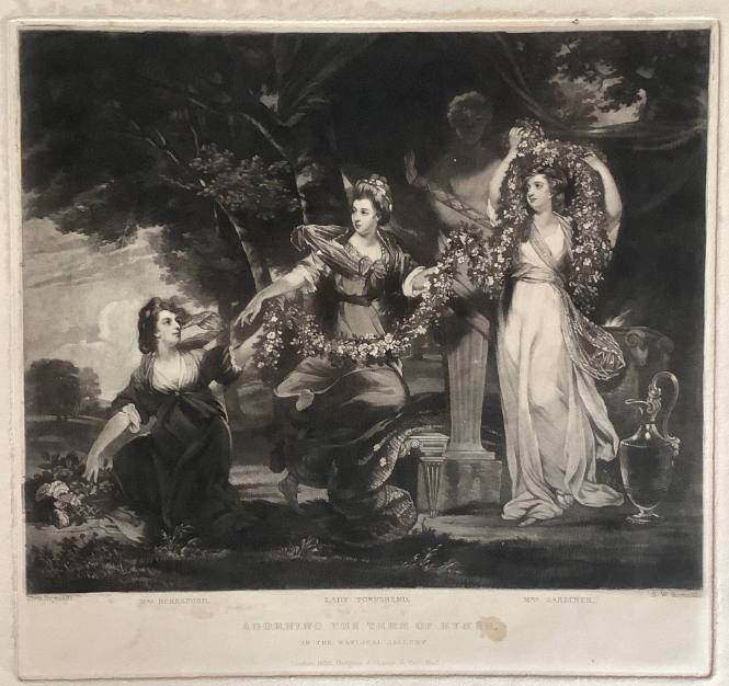 Mrs. Beresford, Lady Townshend, and Mrs. Gardiner Adornign the Term of Hymen