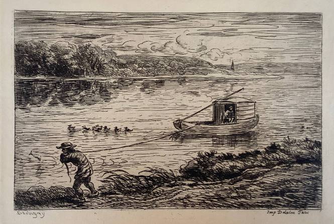 Voyage en bateau: Le Mousse Tirant le Cordeau (Le Tirage à la Corde)